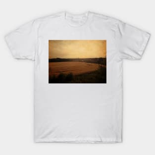 Baal mountains skyline, retro T-Shirt